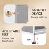imageWLIVE Fabric Dresser for Bedroom Tall Dresser with 8 Drawers Storage Tower with Fabric Bins Double Dresser Chest of Drawers for Closet Playroom Dormitory Light GreyLight Grey