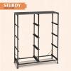 imageWLIVE Fabric Dresser for Bedroom Tall Dresser with 8 Drawers Storage Tower with Fabric Bins Double Dresser Chest of Drawers for Closet Playroom Dormitory Light GreyCharcoal Black