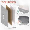 imageWLIVE Fabric Dresser for Bedroom Tall Dresser with 8 Drawers Storage Tower with Fabric Bins Double Dresser Chest of Drawers for Closet Playroom Dormitory Light GreyLight Grey