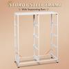 imageWLIVE Fabric Dresser for Bedroom Tall Dresser with 8 Drawers Storage Tower with Fabric Bins Double Dresser Chest of Drawers for Closet Playroom Dormitory Light GreyWhite