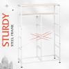 imageWLIVE Fabric Dresser for Bedroom Tall Dresser with 8 Drawers Storage Tower with Fabric Bins Double Dresser Chest of Drawers for Closet Playroom Dormitory Light GreyLight Grey