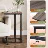 imageWLIVE C Shaped End Table Small Side Tables for Sofa and Bed Couch Table That Slides Under for Living Room Bedroom Home Office Small SpacesAgrey