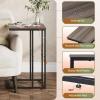 imageWLIVE C Shaped End Table Small Side Tables for Sofa and Bed Couch Table That Slides Under for Living Room Bedroom Home Office Small SpacesAgrey