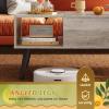 imageWLIVE Coffee Table 394quot Wood Coffee Table with Sliding Top up to 50quot TV Modern Center Table with Open Storage Shelf for Living Room Bedroom Rustic BrownGreige