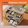 imageWLIVE Coffee Table 39quot Lift Top Coffee Table with Hidden Compartment Storage Drawers and Storage Shelf for Living Room Reception Room EspressoGrey
