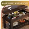imageWLIVE Coffee Table 39quot Lift Top Coffee Table with Hidden Compartment Storage Shelf and Lifting Top for Home Living Room Office and Reception RoomEspressoEspresso