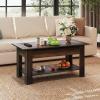 imageWLIVE Coffee Table 39quot Lift Top Coffee Table with Hidden Compartment Storage Shelf and Lifting Top for Home Living Room Office and Reception RoomEspressoEspresso