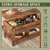 imageWLIVE Coffee Table 39quot Lift Top Coffee Table with Hidden Compartment and Storage Shelf for Living Room Rustic BrownRustic Brown