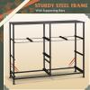 imageWLIVE Dresser for Bedroom with 8 Drawers Wide Fabric Dresser for Storage and Organization Chest of Drawers Dressers for Living Room Closet Hallway Dark GreyBlack