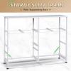 imageWLIVE Dresser for Bedroom with 8 Drawers Wide Fabric Dresser for Storage and Organization Chest of Drawers Dressers for Living Room Closet Hallway Dark GreyWhite