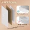 imageWLIVE Dresser with 3 Drawers Fabric Nightstand Organizer Unit Storage Dresser for Bedroom Hallway Entryway Closets Sturdy Steel Frame Wood Top Easy Pull Handle Dark GreyWhite