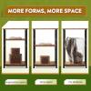 imageWLIVE End Tables Living Room Set of 2 Black End Table for Two Narrow Side Table for Bedroom Home Office Small Spaces 3Tier End Table for Couch Sofa BedRustic Brown