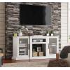 imageWLIVE Fireplace TV Stand for 65quot TV Entertainment Center with 18 Inch Electric Fireplace TV Console with Open Shelves for Living Room and Bedroom WhiteWhite