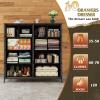 imageWLIVE Large Dresser for Bedroom Fabric Dresser with 10 Drawers Storage Tower with Fabric Bins Double Dressers Chest of Drawers for Closet Living Room Hallway Dark GreyBlack