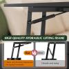imageWLIVE Lift Top Coffee Table 3 in 1 with Hidden Compartment MultiFunction Coffee Table Converts to Dining Table for Living RoomCharcoal BlackBlack