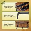 imageWLIVE Lift Top Coffee Table 3 in 1 with Hidden Compartment MultiFunction Coffee Table Converts to Dining Table for Living RoomCharcoal BlackRustic Brown