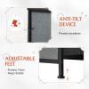 imageWLIVE Storage Organizer Unit with 13 Fabric Bins Storage Drawers Organizer with Steel Frame Tall Storage Tower Organizaton for Living Room Hallway Office Charcoal BlackAdark Grey