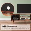 imageWLIVE TV Stand for 55 60 inch TV Mid Century Modern TV Console Entertainment Center with Storage for Living Room Retro BrownRetro Brown