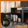 imageWLIVE TV Stand for 65 Inch TV 58 inch Entertainment Center with 2 Storage Cabinets Media Console for Living Room Bedroom and Office BlackBlack