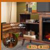 imageWLIVE TV Stand for 65 Inch TV 58 inch Entertainment Center with 2 Storage Cabinets Media Console for Living Room Bedroom and Office BlackRetro Brown