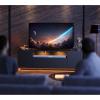 imageWLIVE TV Stand with LED Lights ampamp Large Storage Cabinet Modern Entertainment Center for 32435055 Inchs TVs Sturdy Media Console for Living Room BedroomGamingBlackBlack