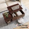 imageWLIVE Wood Lift Top Coffee Table with Hidden Compartment and Adjustable Storage Shelf Lift Tabletop Dining Table for Home Living Room Office Charcoal BlackEspresso