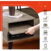 imageWLIVE Wood Lift Top Coffee Table with Hidden Compartment and Adjustable Storage Shelf Lift Tabletop Dining Table for Home Living Room Office Charcoal BlackGreige