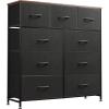 Black and Rustic Brown