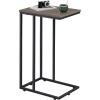 imageWLIVE C Shaped End Table Small Side Tables for Sofa and Bed Couch Table That Slides Under for Living Room Bedroom Home Office Small SpacesAgrey
