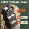 imageWLIVE 3 Drawer and 9 Drawer Dresser Set Dresser for Bedroom Closet Hallway Storage Organizer Unit Dressers ampamp Chests of Drawers with Fabric Bins Charcoal Black Wood Grain Print