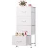 imageWLIVE 4 Drawer Dresser and 9 Drawer Dresser Set Dresser for Bedroom Closet Hallway Storage Dresser Organizer Unit Dressers ampamp Chests of Drawers with Fabric Bins