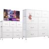 imageWLIVE 7 Drawer Dresser and 9 Drawer Dresser Set Dresser for Bedroom Closet Hallway Storage Dresser Organizer Unit Dressers ampamp Chests of Drawers with Fabric Bins