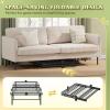 imageWLIVE Foldable Twin Bed Frames Metal Platform Bed Frame Twin Size with Heavy Duty Steel Slats No Box Spring Needed Easy Assembly No Noise BlackBlack