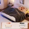imageWLIVE Foldable Twin Bed Frames Metal Platform Bed Frame Twin Size with Heavy Duty Steel Slats No Box Spring Needed Easy Assembly No Noise BlackBlack