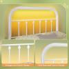 imageWLIVE Twin Bed Frame Twin Size Bed Frames with LED Lights and Charging Station Metal Bed Frame with Headboard No Box Spring RequiredEasy AssemblyWhiteWhite