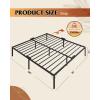 imageWLIVE Queen Bed Frame Metal Platform Bed Frame Sturdy Queen Size Beds with Storage Space Under Bed Suitable for BedroomKing