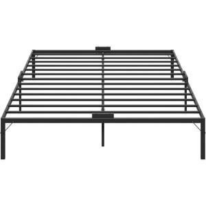 imageWLIVE Queen Bed Frame Metal Platform Bed Frame Sturdy Queen Size Beds with Storage Space Under Bed Suitable for BedroomKing