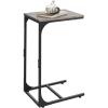 imageWLIVE C Shaped End Table Small Couch Side Tables with Metal Frame Sofa Table TV Tray for Living Room Bedroom GreigeGreige