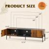 imageWLIVE Wood Lift Top Coffee Table with Hidden Compartment with Modern TV Stand for 65 Inch TV
