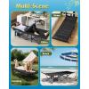 imageWLIVE 1200D Double Layer Oxford Camping Cots for Adults Folding Cots for Sleeping with Mattress Outdoor Folding Bed with Carry Bag Portable Camping Bed for Sleeping Resting Camping BlackBlack