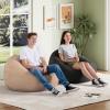imageWLIVE 2 Pcs Bean Bag Chair Inflatable Comfy Chair for Adults Kids Suit for Dorm Gaming Room