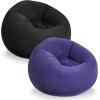 imageWLIVE 2 Pcs Bean Bag Chair Inflatable Comfy Chair for Adults Kids Suit for Dorm Gaming Room