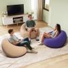 imageWLIVE 2 Pcs Bean Bag Chair Inflatable Comfy Chair for Adults Kids Suit for Dorm Gaming Room BlackBeige Purple