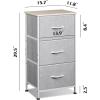 imageWLIVE 3 Drawer Dresser 4 Drawer and 9 Drawer Dresser Set Dresser for Bedroom Closet Hallway Storage Dresser Organizer Unit Dressers amp Chests of Drawers Light Grey