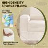 imageWLIVE 35 Boneless Chair for Living Room Bean Bag Chair for Adults with Pillows Comfortable Floor Chair Beige SingleBeige