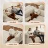 imageWLIVE 35 Boneless Chair for Living Room Bean Bag Chair for Adults with Pillows Comfortable Floor Chair Beige SingleBeige