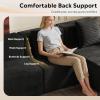 imageWLIVE 35 Boneless Chair for Living Room Bean Bag Chair for Adults with Pillows Comfortable Floor Chair Beige SingleBlack