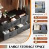 imageWLIVE 5 Drawer Dresser and 8 Drawer Dresser Set Storage Tower Organizer Unit for Bedroom Hallway Entryway