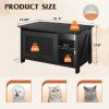 imageWLIVE Coffee Table with Storage Modern Coffee Table with Flipup Door 2in1 Center Table Cat House Furniture for Living Room Home Black