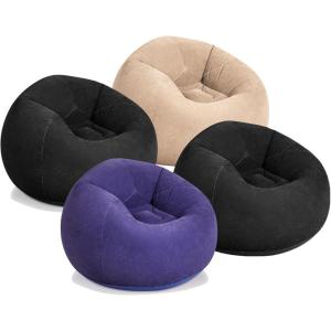 imageWLIVE 2 Pcs Bean Bag Chair Inflatable Comfy Chair for Adults Kids Suit for Dorm Gaming Room